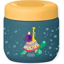SipnJoy - Termos Yemek Kabı | 360 ml - Turtle Voyage (3 Adet)