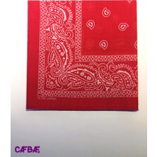 Cafbaf Klasik Kırmızı Bandana MODEL.8503