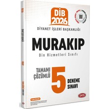 Data Yayınları Diyanet Işleri Başkanlığı Murakıp Tamamı Çözümlü 5 Deneme Sınavı
