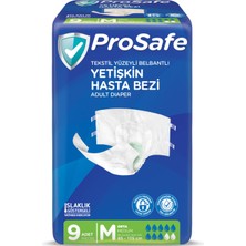 Kut Fly Prosafe Belbantlı Hasta Bezi Orta 9'lu