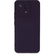 Armüz Xiaomi Mi 13 Kılıf Nano Içi Kadife Silikon - Mor