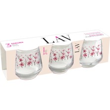 Lav Sakura 3'lü Meşrubat Bardağı 345 cc 2 Adet