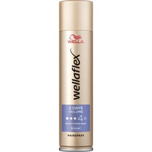 Wella Wellaflex 2 Days Volume Hairspray Extra Strong 250 ml 4 Adet