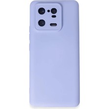 Armüz Xiaomi Mi 13 Pro Kılıf Nano Içi Kadife Silikon - Lila