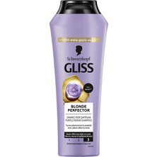 Gliss Blonde Perfector Onarıcı Mor Şampuan 250 ml 3 Adet