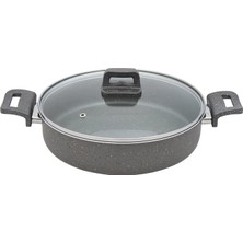 Matmel Granit Karnıyarık Tenceresi - Gri - 28 cm