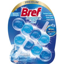 Bref Brilliant Gel Artctic Ocean Klozet Bloğu 2 x 42 G 4 Adet