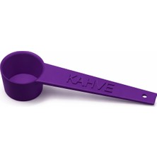 MurayTekno Kko-Khv-01-T-Mor-Kahve Yazılı Kahve Ölçü Kaşığı | Espresso & Filtre Kahve | Set-Renk Seçenekli-Mor(1 Adet)