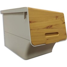 Matmel Bambu Görünümlü Tekerlekli Organizer - 12 Lt