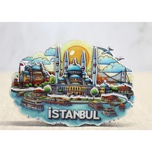 Nemere Ahşap Istanbul Temalı Magnet ALK4598