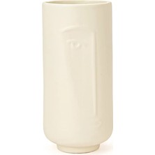 Matmel Deco Sucre Vazo - Beyaz - 24 cm