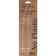 Matmel Time 2'li Cam Pipet - Şeffaf - 21 cm