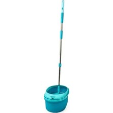 Matmel Islak Kuru Su Sıçrama Önleyicili Turbo Disk Mop Set - Mavi