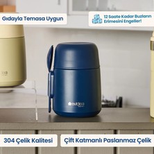 Matmel Kitchen Yemek Termosu - Lacivert - 500 ml