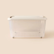 Simple Living Living Agata Organizer Kutu - Şeffaf - 50 Lt