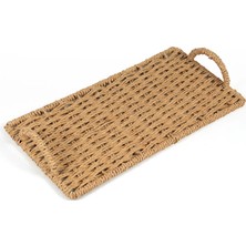 Matmel Deco Monarca Dekoratif Tepsi - Bej - 30 cm