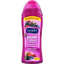 4 Adet Hobby Glow&shine Duş Jeli Meyve 750 ml