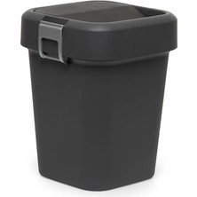 Matmel Comfort Dust Bin Siyah Çöp Kovası - 8 Lt
