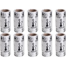 Nargile Folyosu 10’lu Set Shisha Foil Kalın Alüminyum Folyo – Nargile Kömür Folyosu Dayanıklı Kullanım