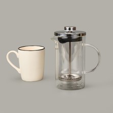 Arow French Press - Şeffaf / Gri - 350 ml