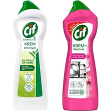5 Adet Cif Krem Mucizesi Yüzey Temizleyici Amonyak + Sakura 2X750 ml