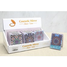 Nemere Mandala Desenli Hareketli Sulu El Aynası - Model 1