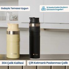Matmel Kitchen Bireysel Termos - Siyah - 600 ml