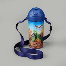 Matmel Cosmo Dinozor Figürlü 3D Tritan Matara - Renkli - 415 ml