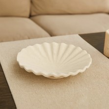 Matmel Deco Olite Dekoratif Tabak - Bej - 26 cm