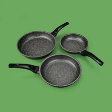 Matmel Kitchen Nirvana 3 Parça Tava Seti - Antrasit- 20 + 24 + 28 cm