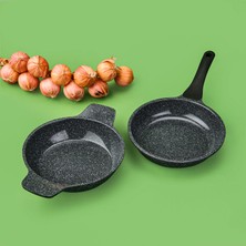 Matmel Zest 2'li Tava Seti - Siyah - 20 cm