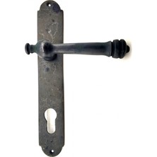 Nemere Antika Tarz Dekoratif Pirinç Taşra Banyo Kapı Kolu - 220X35 Mm, Oksit