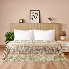 Matmel Soft Fathi Pamuklu Çift Kişilik Battaniye - Yeşil - 200X220 cm