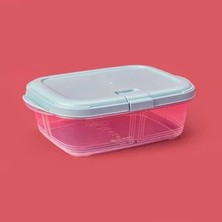 Matmel Life Dikdörtgen Push Up Saklama Kabı - Asorti - 1,1 Lt