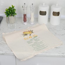 Matmel Soft Aliva Mutfak Havlusu - Beyaz - 40X66 cm