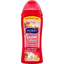 4 Adet Hobby Glow&shine Duş Jeli Çiçek 750 ml