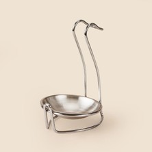 Hanedan Kirli Kepçe Standı - Gri - 18 cm