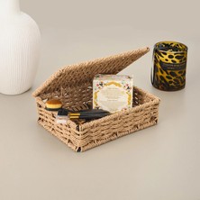 Matmel Living Dekoratif Saklama Kutusu - Kahverengi - 5X15X20 cm