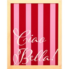 Matmel Deco Bright Holidays Duvar Panosu - Kırmızı / Pembe - 30X40 cm