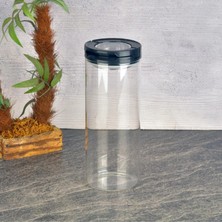 Matmel Vakumlu Cam Kavanoz - Şeffaf / Siyah - 800 ml