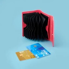 Matmel Yatay Akordiyon Pvc Kartlık - Fuşya - 7X11 cm