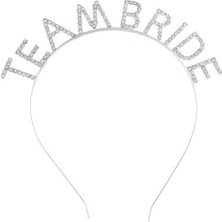 Nemere Gümüş Kaplama Kristal Taşlı Team Bride Taç