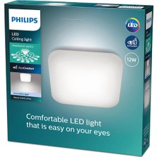 Philips Mauve Kare Plafonyer 12W 4000K