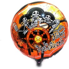 Nemere Kuru Kafalı Korsanlar Halloween Şekilli Folyo Balon 45 cm