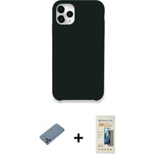 Pileli Store Pilelistore™ iPhone 11 Pro Kılıf Zirve Modern Özel Seri - Siyah 6d Mat Seramik Hayalet Nano Ekran Koruyucu + Shine Kamera Lens Koruma Cam - Mı