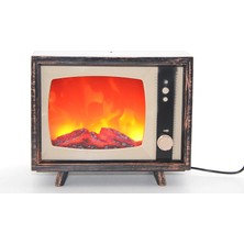 Nemere Tv Tasarımlı Ledli Şömine Lamba