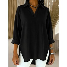 Alyn Wear Kadın Truvakar Kollu Yakalı Önden Düğmeli Gömlek