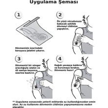 Hereveoyuncak Bulutlar Melek Kanatları Geçici Dövme Şablonu Büyük Booy