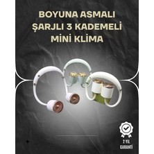 Asil Sepet Asiltech Asılabilir Mini Boyun Fanı | 1000MAH Şarjlı, Turbo Güçlü Rüzgar