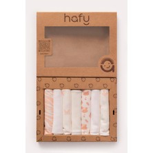 Hafy Baby Organik Pamuk, Yedili Bebek Mendili - Doğal Keşif